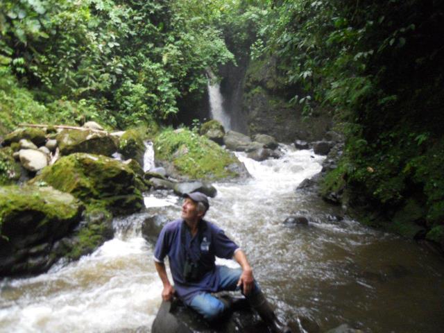 Quebrada La Loca after a scramble down from San Diego